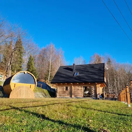 Babiogorska Chata - Dom Z Bali Z Jacuzzi I Sauna Zawoja Exteriér fotografie