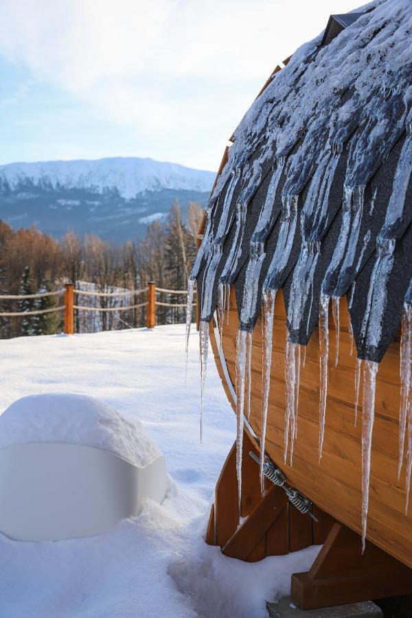 Babiogorska - Dom Z Bali Z Jacuzzi I Sauna Chalet Zawoja